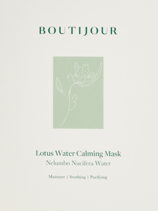 lotus water calming mask de boutijour