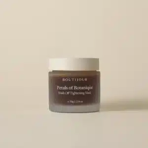 boutijour petals of botanique tightening mask, mascarilla lifting facial con loto y té verde
