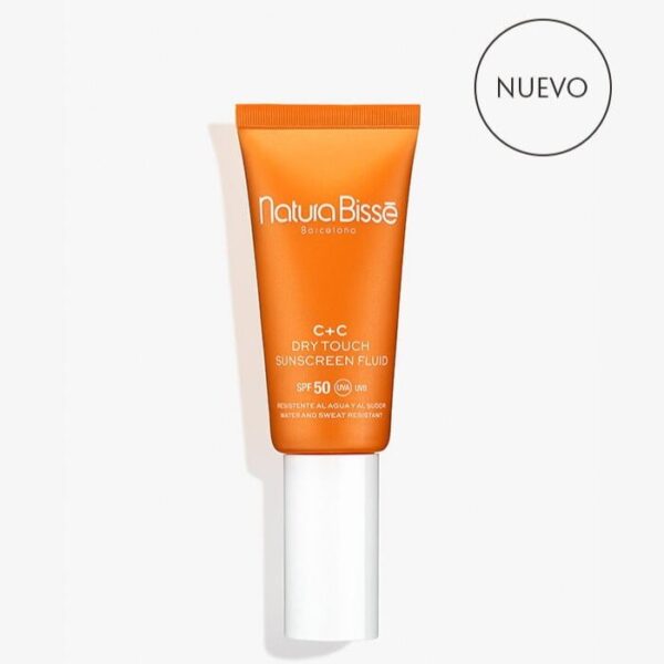 spf50 c+c dry touch sunscreen fluid de natura bissé
