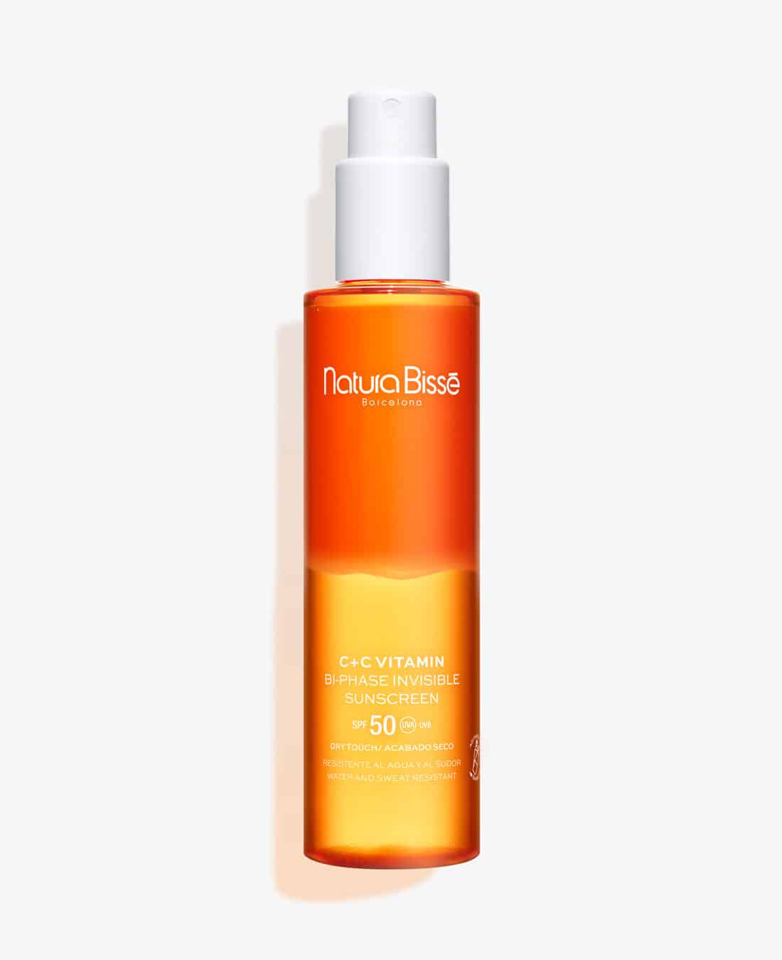 Natura Bissé C+C Vitamin SPF 50 Bi-Phase Invisible Sunscreen 1 C+C Vitamin SPF 50 Bi-Phase Invisible Sunscreen de Natura Bissé, protector solar corporal bifásico SPF 50 con vitamina C